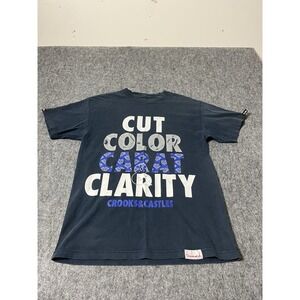 Vintage Tee Shirt Diamond Supply Co X Crooks and Castles 4 C's Size- Medium